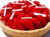 Tarte rhubarbe et fraises, la tuerie