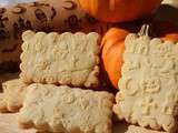 Biscuits sablés au citron et fleur de sel pour halloween