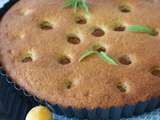 Gâteau au yaourt, noisettes et mirabelles