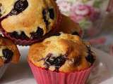 Muffins myrtilles & chocolat blanc