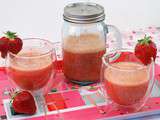 Smoothie fraise orange