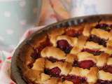 Tarte à la confiture de framboises et aux fruits rouges