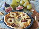 Tartelettes aux figues, bleu et noix