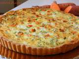 Tarte à la Féta, patate douce et pignons croquants