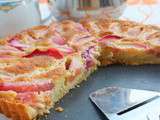 Tarte aux nectarines et crème d'amandes