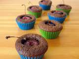 Bouchées au chocolat et aux cerises (sans beurre)