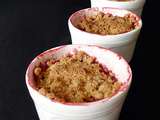 Crumbles aux fruits rouges