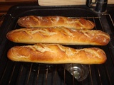 Premières baguettes de pain