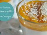 Panna cotta coco mangue sans lactose