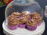 Cupcakes chocolat et nutella