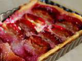 Tarte aux prunes on ne peut plus simple