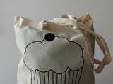 Tote bag  cupcake 