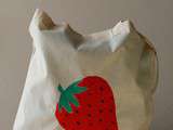 Tote bag  la fraise 