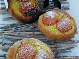 Brioches façon tarte aux abricots, Bio, sans oeufs, gluten