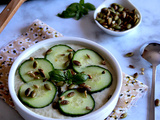 Crème de concombre sans gluten lait œufs