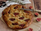 Focaccia aux figues sans gluten lait œuf