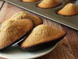 Madeleines { sans gluten, sans lait, sans œufs }