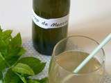 Sirop à la menthe, Bio