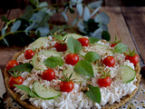 Tarte aux légumes d’été sans gluten lait œufs