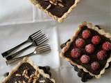 Tartelettes chocolat- coco, sans oeufs, gluten