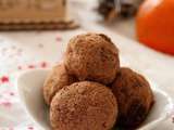 Truffes à l'orange confite { sans gluten, sans lait, sans œufs}