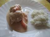 Filet de sole sauce crevettes au micro ondes