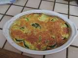 Flan gratiné de courgettes