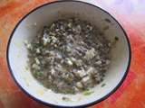 Lentilles sauce gribiche