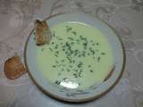 Velouté de courgettes au fromage