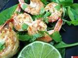 Crevettes au gingembre et au citron vert