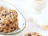 Biscuits aux flocons d’avoine, noisettes & pépites de chocolat