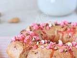 Brioche des rois aux pralines roses (ou pas roses)