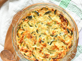 Courgettes à la brousse comme un gratin