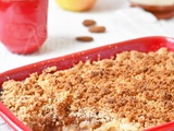 Crumble aux pommes râpées & amandes