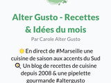 Nouvelle newsletter Alter Gusto