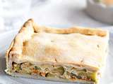 Tourte aux courgettes – pâte à l’huile d’olive & vin blanc