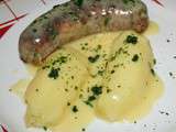 Andouillette à la plancha sauce hollandaise