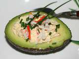 Avocat sauce crabe