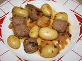 Boulettes de boeuf et pommes de terre à l'étouffés