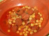 Chorizo aux pois chiches