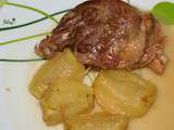 Cuisses de canard confites aux pommes