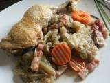 Cuisses de poulet au chou vert