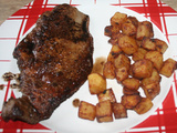 Foie d'agneau meunière et pommes de terre à l'échirlète