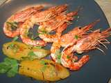 Gambas royales rouges à la plancha comme à La Réunion