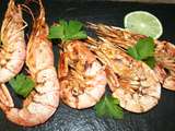 Gambas thaïes à la plancha