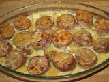 Gratin d'andouillettes à la lyonnaise