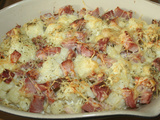 Gratin de chou-fleur aux talons de jambon