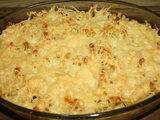 Gratin de macaroni façon hachis parmentier