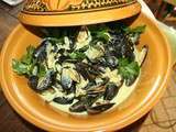 Moules de Barfleur au lait de coco et épices à tajine