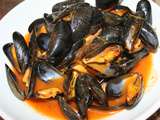 Moules de bouchot au gaspacho